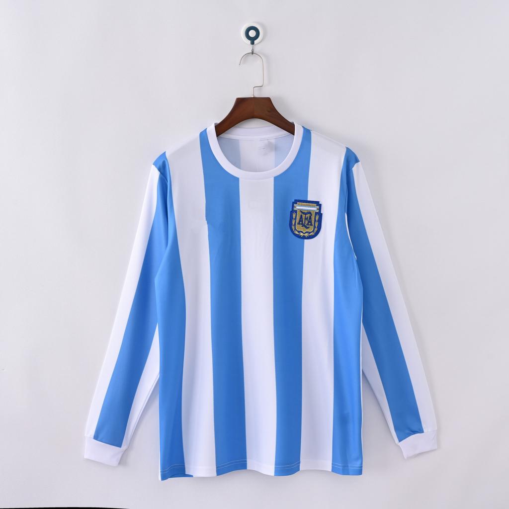Long-sleeved Football Shirt Argentina Barcelona Inter Milan Arsenal Retro Club