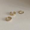 3Pcs/Set  C Shape Ear Cuff No Piercing Ear Clip Girl Temperament Earring