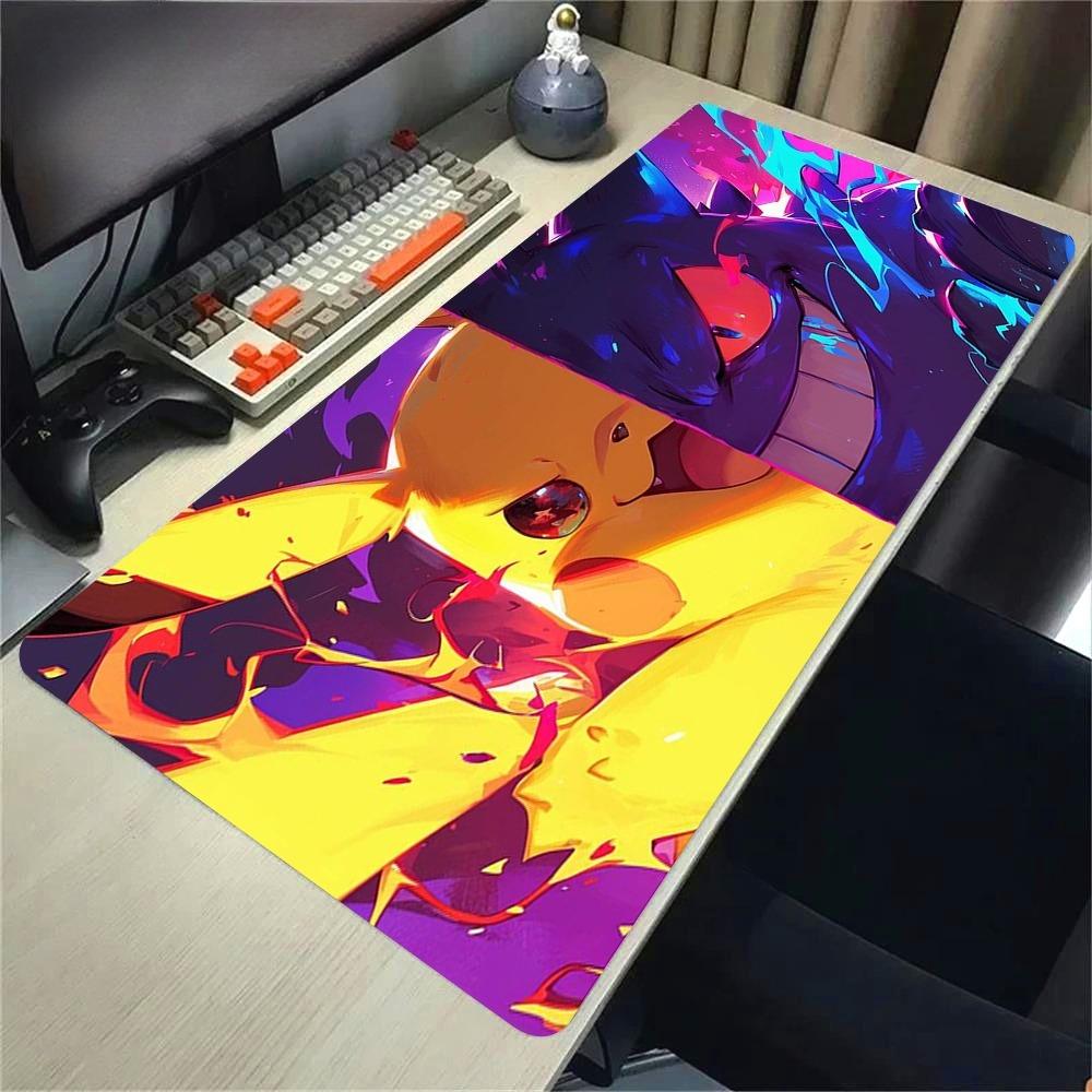 Pokemon Pikachu vs Gengar Gaming Mouse Pad Waterproof Nonslip Desk Mat 800x300x2mm