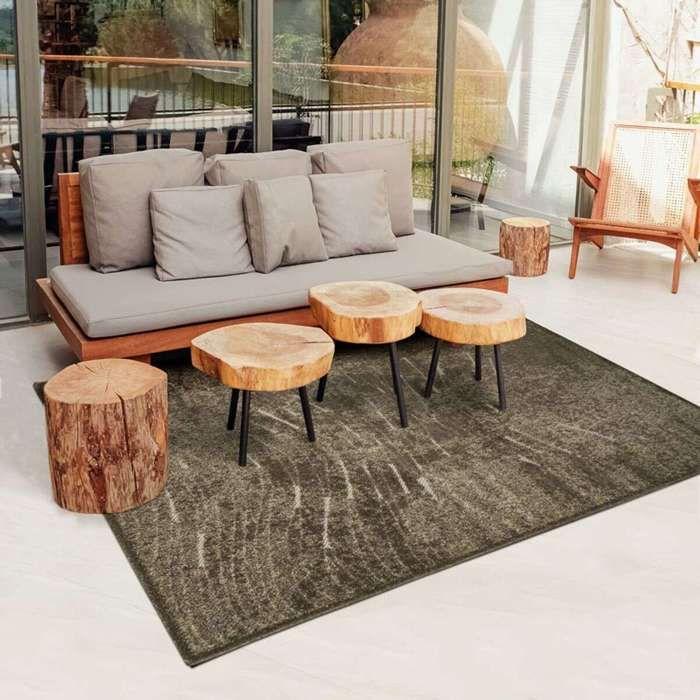 Modern Outdoor Indoor Rug Brown 120x170