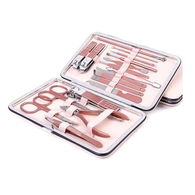 18-teiliges Nagelknipser-Set Edelstahl Nagelpolieren Akne-Reinigung Pediküre Nagelknipser-Set