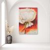 Canvas Print Peony Flower As Painted