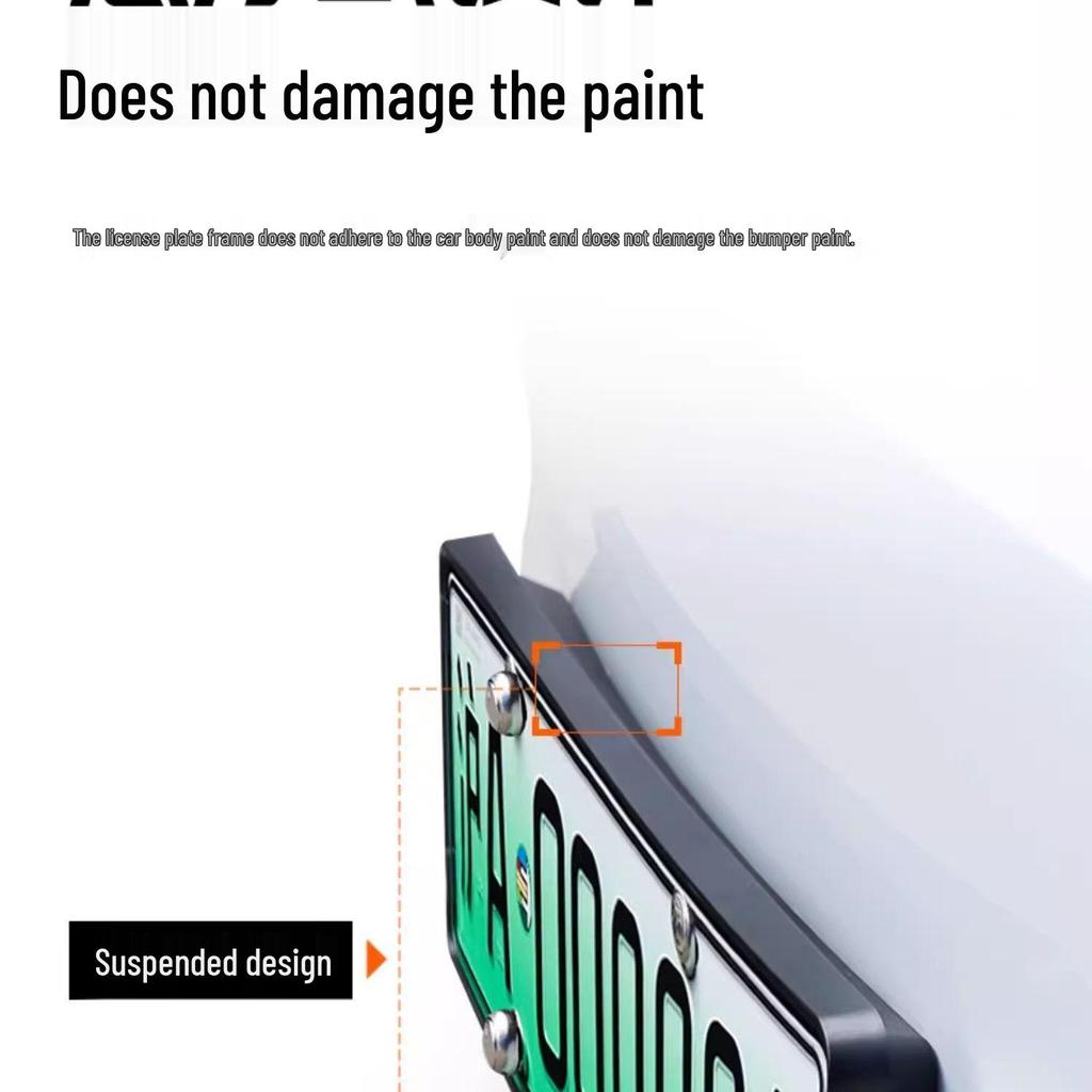 Rám registrační značky pro Tesla Model Y/3 pro zelená vozidla s novou energií