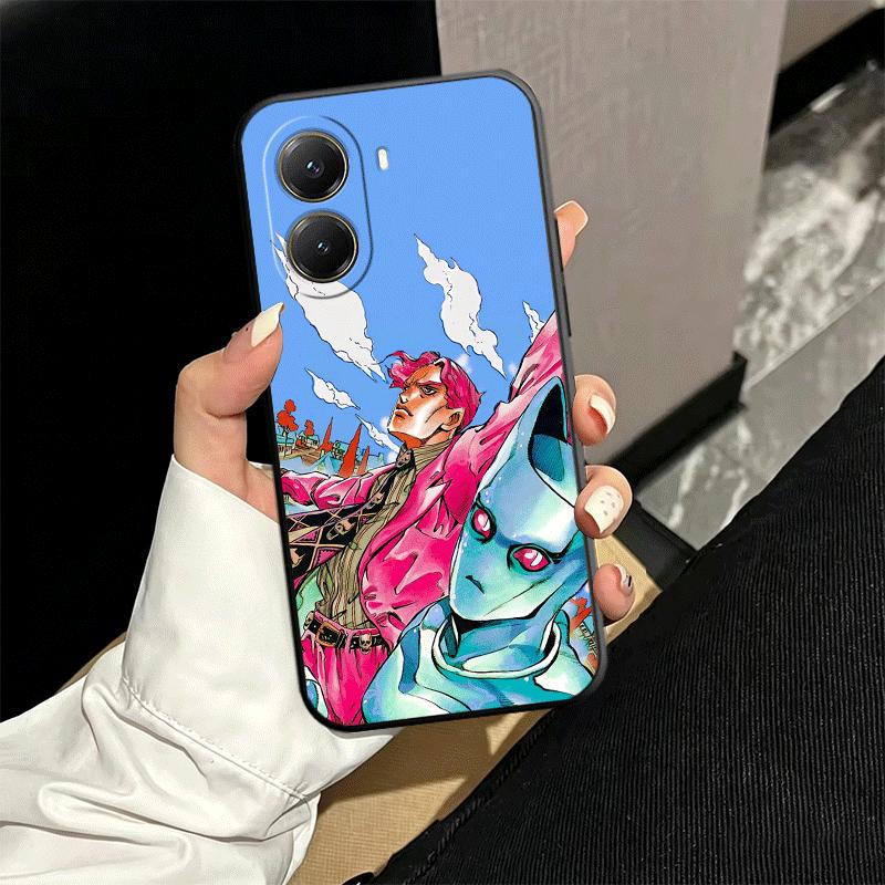 JoJo Adventure Killer Queen Soft Phone Case for Xiaomi Poco X5 X6 X7 X8 Pro Max X3 F7 F8 Ultra M8 M7 M6 M5 Redmi 15 15C 14C 13C