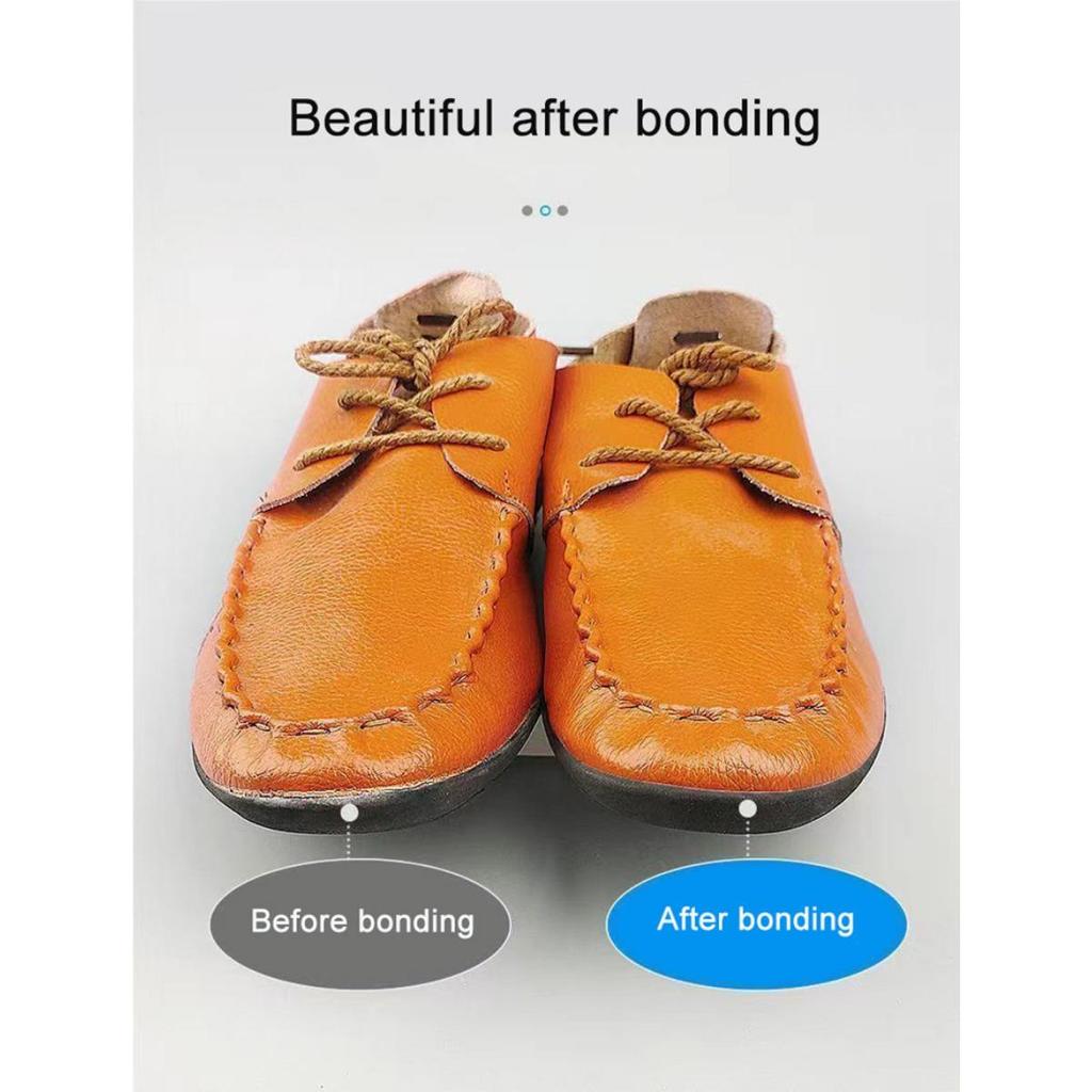 Strong Shoe Repair Adhesive - Transparent Flexible Plastic Material Adhesive, Tubular Quick Drying Shoe Fixing Solution, Shoe Adhesive