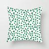Green Cushion Cover Geometric Decor Living Room Office Sofa Pillowcase Home Decor Peach Skin Pillowcase