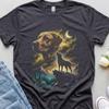Erinnere dich, wer du bist Hund Heulendes T-Shirt: Vintage 90er Retro Tiergrafik, Vollmond-Design | 100% Baumwolle, Unisex-Passform | S-5XL