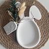 Handmade Easter Bunny Pendant Mold Cute Drop Glue Plaster Mold  Happy Easter Decor
