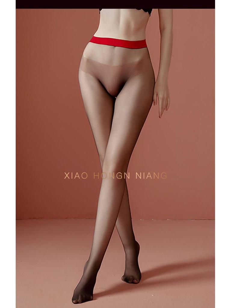 Seamless Velvet Deep-Crotch Transparent Stockings - Ultra-Thin, Plus Size, Easy Wear 