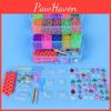 Making Diy Kits Bracelet With Assorted Beads And Accessories