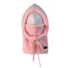 Cute cartoon bear plush hat scarf integrated women's autumn and winter thickened cold-proof ear protection scarf hooded