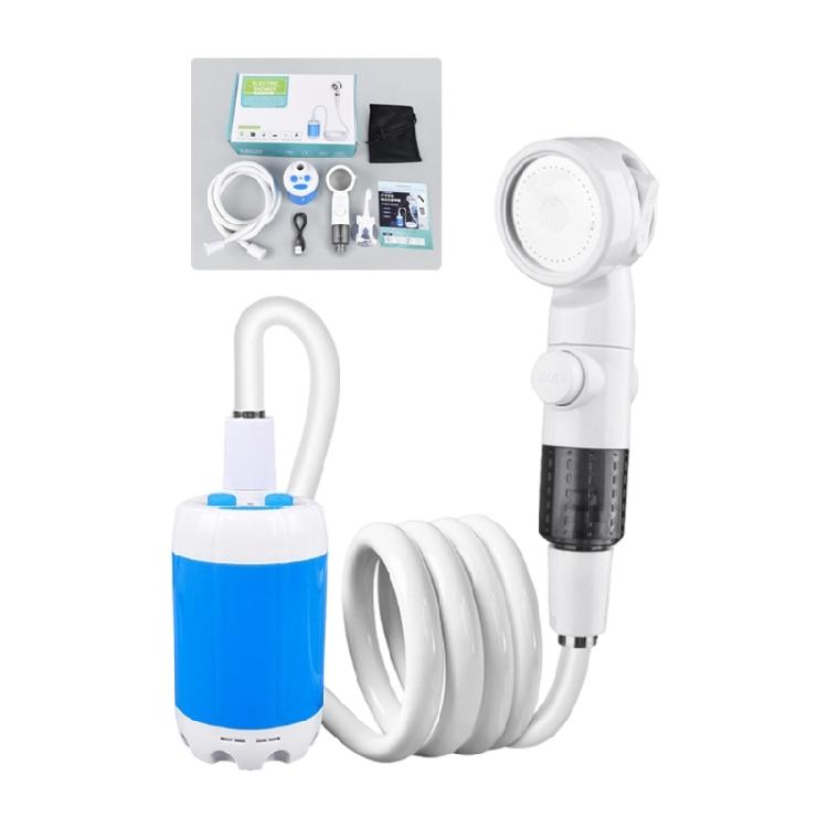 Rechargeable Electric Shower Pump Handheld Shower Head Portable Camping Shower Pump for Camping, Beach Washing
