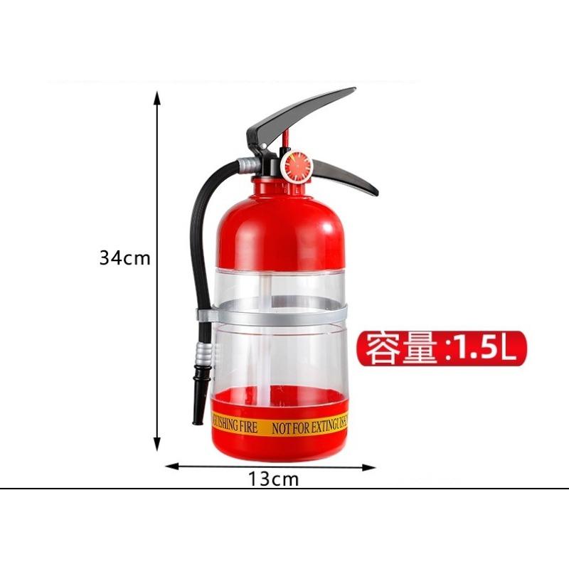 1pcs Acrylic Beer Tool Hand Press Fire Extinguisher Design, Mini Beverage Dispenser for Home/Bar Use Portable Drink Accessories