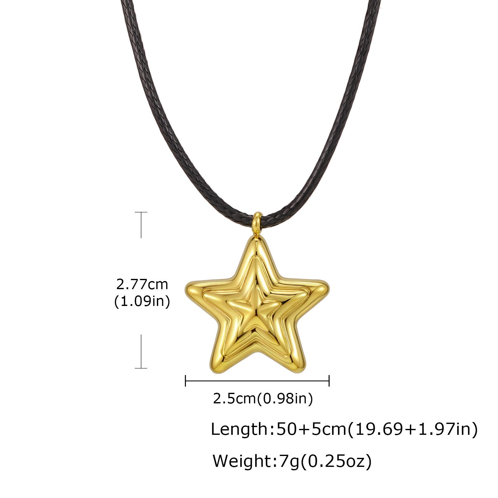 

Wind Long Black Rope Pendant Necklace High-End Autumn And Winter Sweater Chain Fashion Versatile Item Necklace Nc-2476