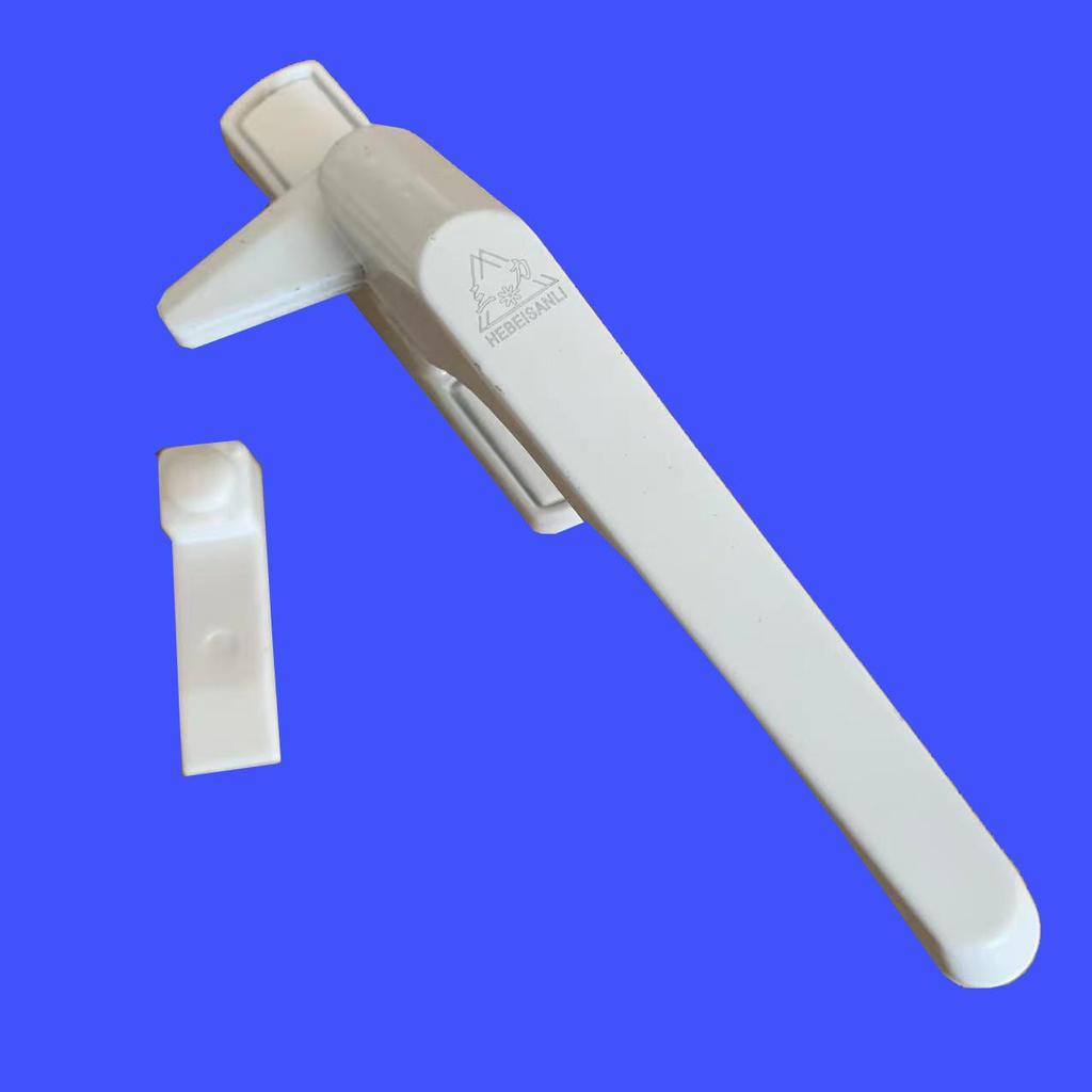 Verstärkter UPVC-Dreh-Kipp-Tür- und Fenstergriff in L-Form mit Schloss