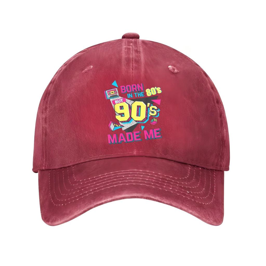 Born in the 90s Made Me Retro 80s Style Baseball Cap Vintage Adjustable Cotton Dad Hat