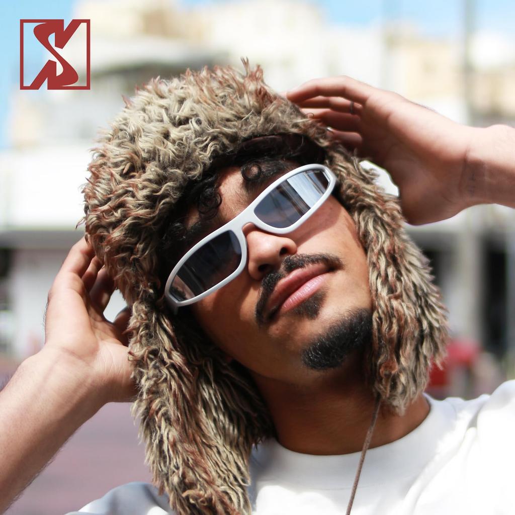 [SHEEN KELLY] Wrap-around Sport Sunglasses for Women and Men, Vintage Y2K Oval Frame Eyewear, Outdoor Shooting