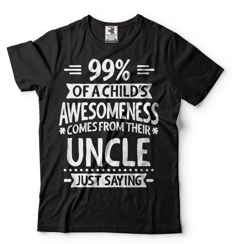 Uncle T-shirt new Baby T-shirt Pregnancy Announcement Funny Shirt Birthday Gift L