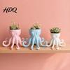 Resin Garden Planter 3D Printed Octopus Vase Shaped Flowerpot Creative Pot