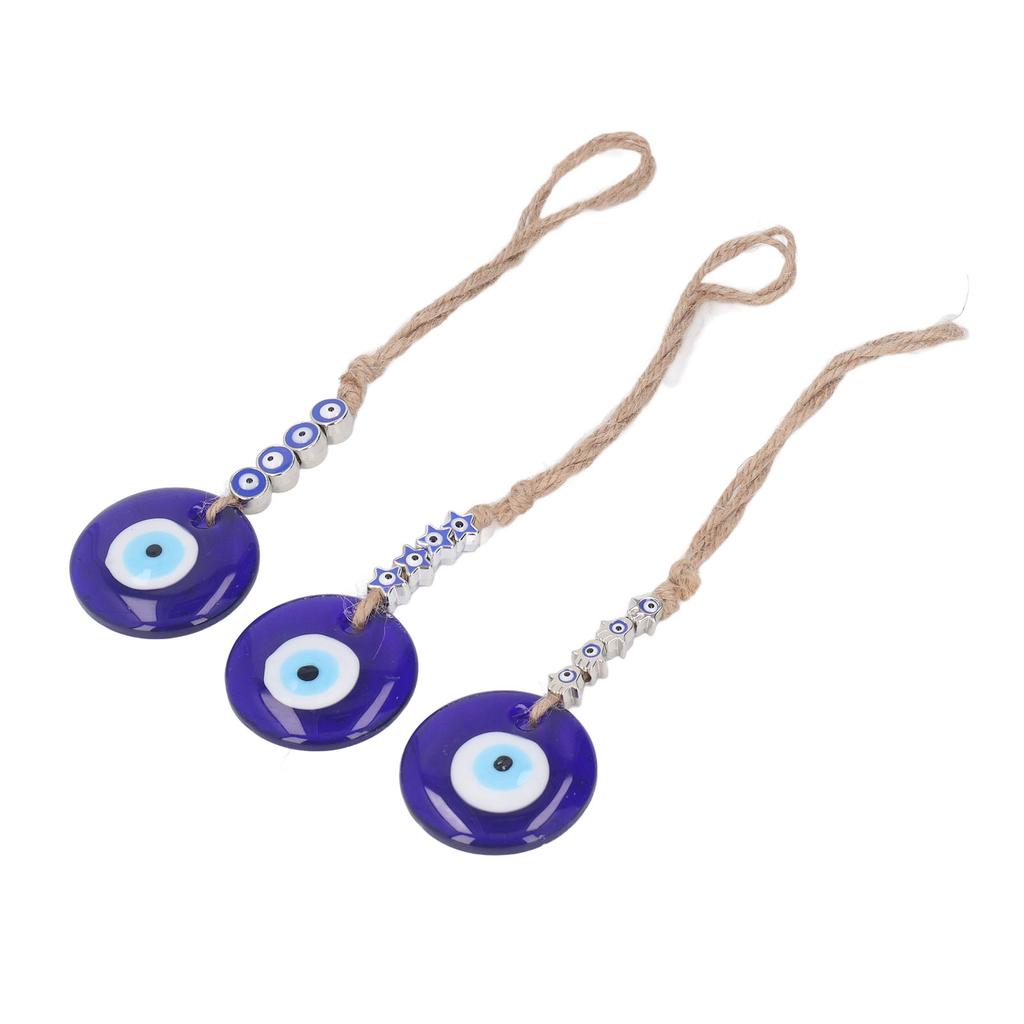 Eye Car Hanging Ornament Blue Glass Eye Car Rear View Mirror Hanging Pendant Ornament Car Interior Decoration for Car