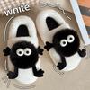 Bag heel cotton slippers women's new winter indoor home thick sole non-slip velvet cute briquettes cotton shoes women's