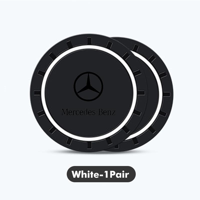 AABII1 For Benz Car Interior Water Cup Holder Non-Slip Mat Pad Coasters Auto Accessories Exclusive AMG W124 W203 W204 SPRINTER V CLASS