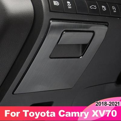 Kryt rukoväte úložného boxu na hlavnom mieste vodiča Nálepka na ozdobu Pre Toyota Camry 70 XV70 2018    Príslušenstvo