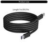 Type C Charging Cable 60W Power Delivery 1Meter Braided USB C Cord Compatibles Multiple Devices