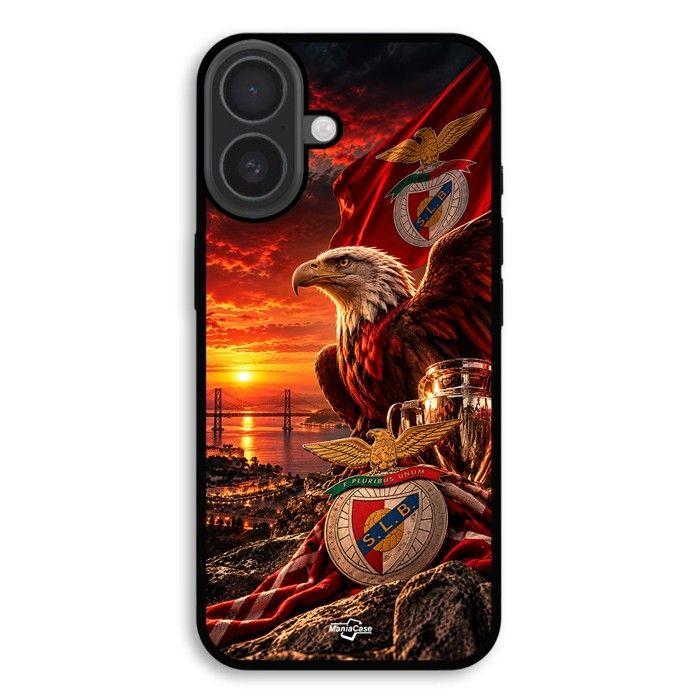 Hülle Für iPhone 17 Benfica SLB Lissabon Adler Logo Rot Fußball Portugal Maniacase schwarz
