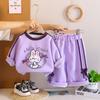 Kids Casual Long-Sleeve Set, Comfortable Daily Wear Outfits