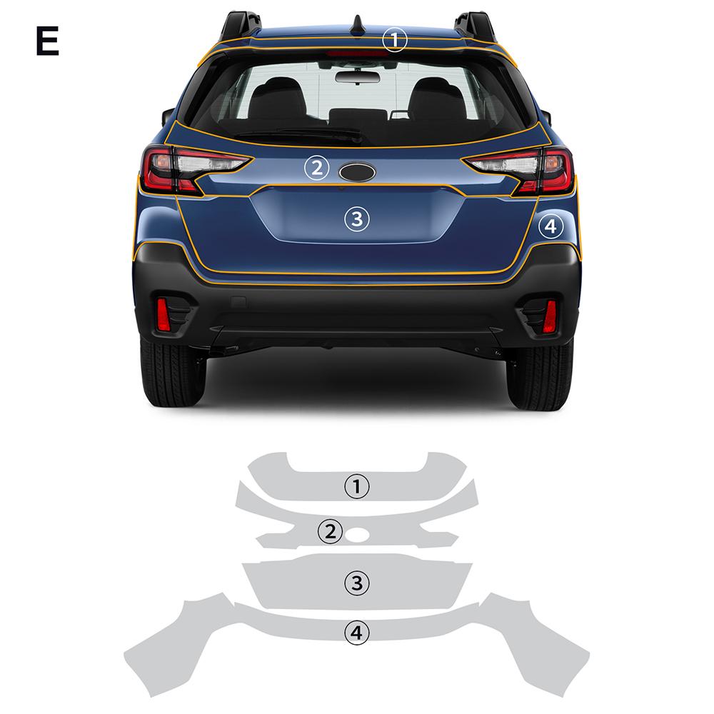 For Subaru Outback 2020 2025 2025 Paint Protection Film Clear Bra PPF Anti Scratch Pre Cut Car Body 0.2MM Film Covers