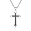 Collana Croce Minimalista Unisex in Acciaio di Titanio - Stile Giapponese e Coreano