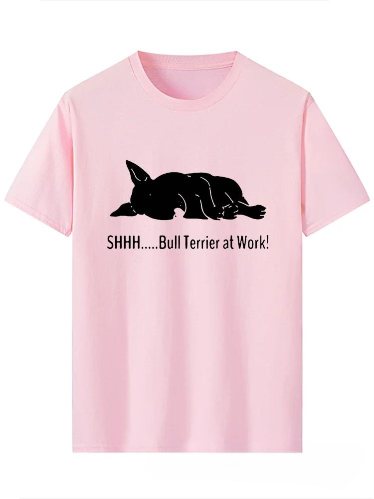 Bulldog At Work T-shirt - Fun Pattern Fashionable New Short-Sleeve Crew Neck T-Shirt Summer Streetwear Graphic T Shirts Y2K Top Unisex