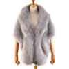 Popular imitation fur shawl lapel bride cheongsam European and American autumn and winter imitation fox fur cape shawl