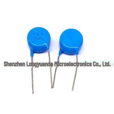 102 High Voltage Ceramic Disc Capacitor, 30KV, 1000PF, 1NF, 30000V, New