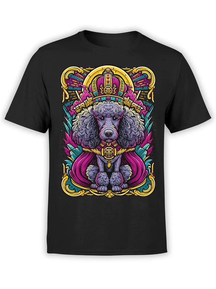 Neon Monarch Poodle TShirt Unisex S