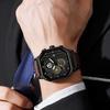 Niche High-End Square Men'S Watch Fashion Timer Business Watch Men'S Waterproof Quartz Watch