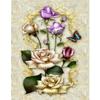 Flower DIY 5D Diamond Painting Full Round Diamond Embroidery Blue Cornflower Mosaic Cross Stitch Basket Rhinestones Decor