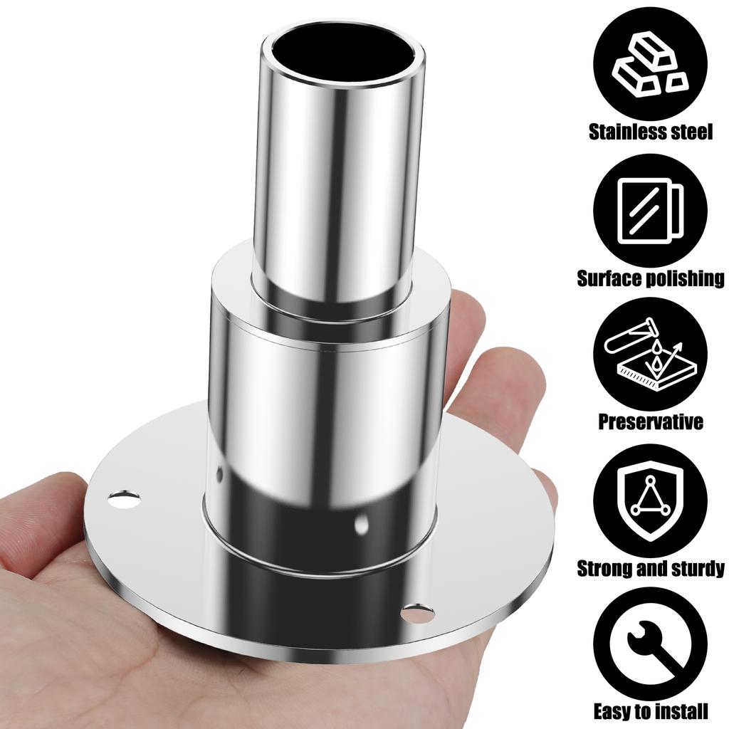 24mm průchozí plášť výfuku trupu nerezová ocel armatury výfuku trupu rovná/zakřivená trubková zásuvka Hardware pro naftové ohřívače