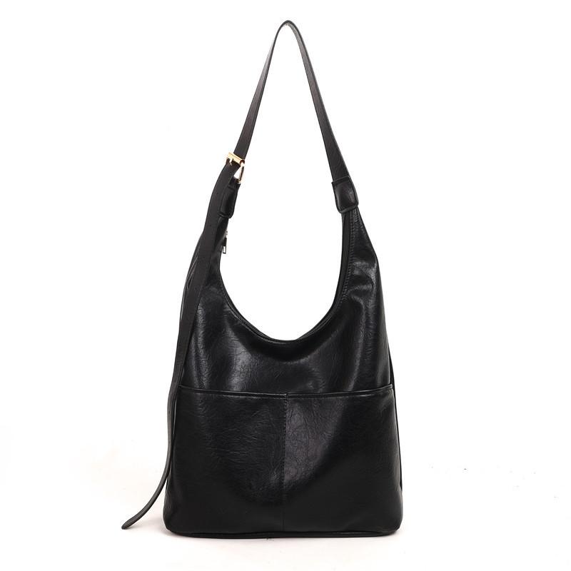 Minimalist Solid Colortote Bag For Women With Zipper Closure For Daily Use