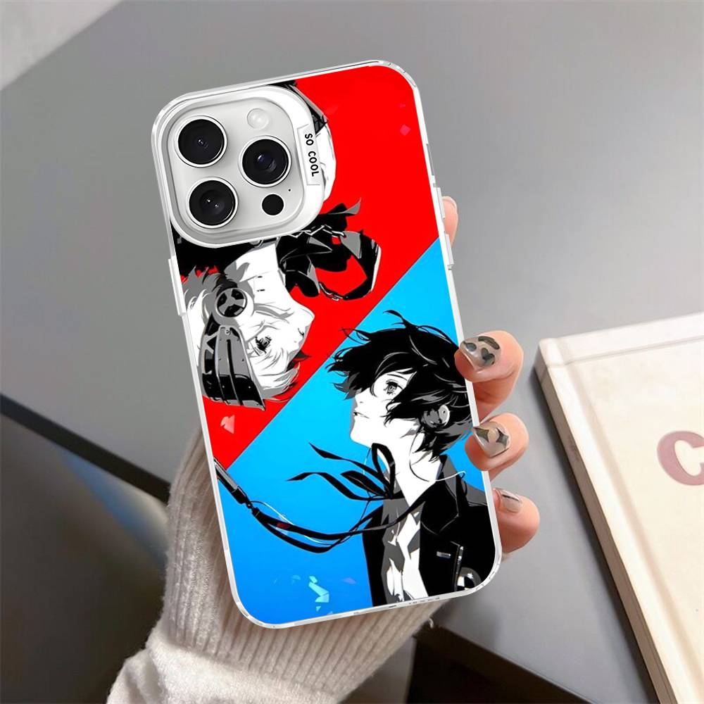 Persona 5 Colorful Phone Case For iPhone 17 16 15 14 13 12 11 Pro Max Plus Matte Cover