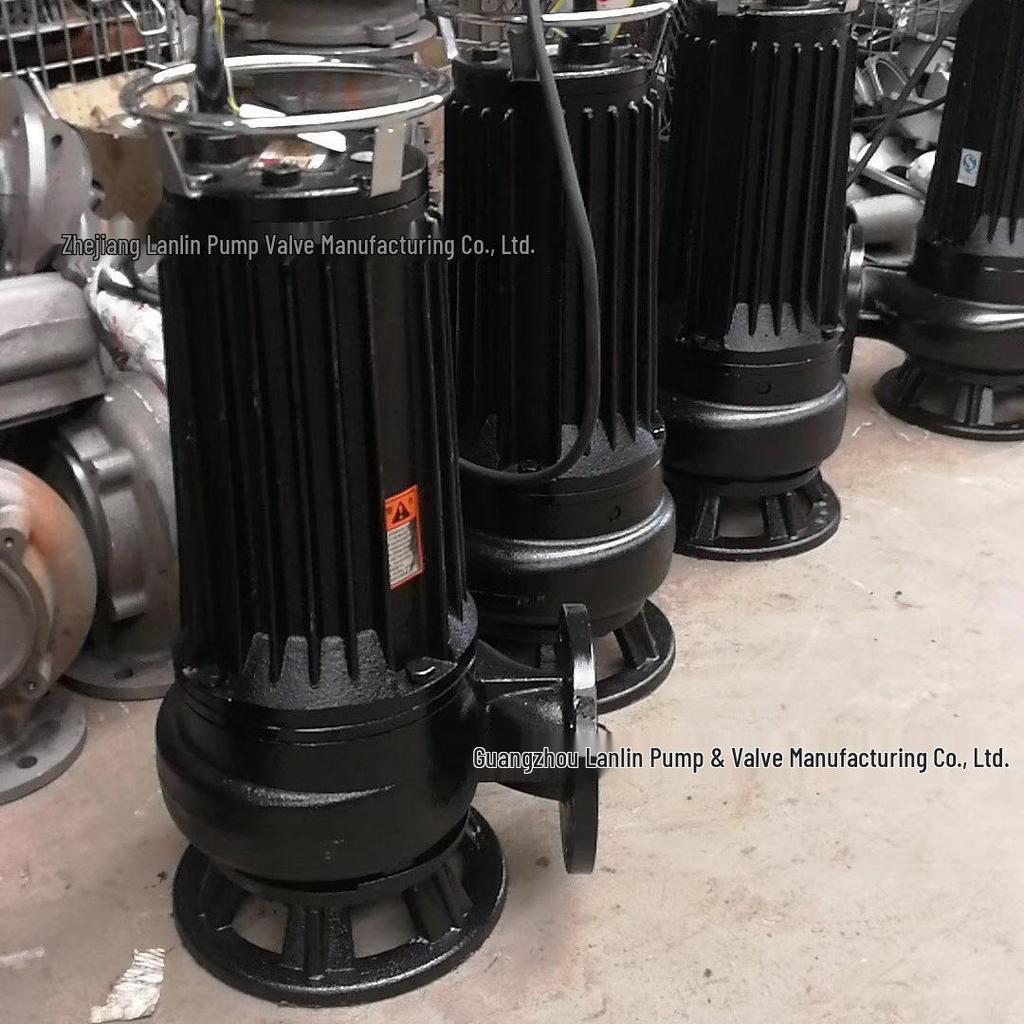 65WQAS25-38 High Head 7.5kW Large Flow Sewage Cutter Submersible Pump