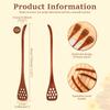 24/12Pcs Wood Honey Spoon 7inch Long Handle Mixing Stirrer Reusable Dessert Spoon Honey Stir Bar Coffee Tea Tableware Utensils