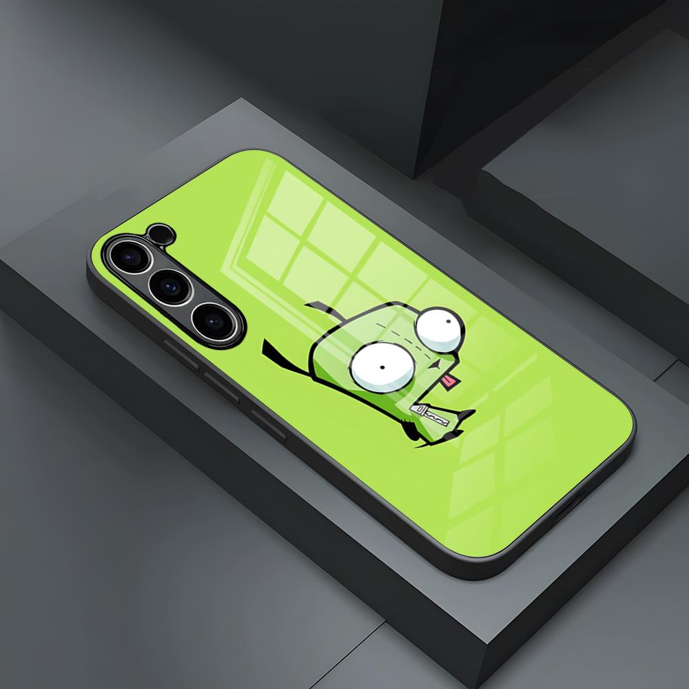Invader Zim Phone Case For S23 Samsung S26 S24 S25 Ultra S22 S20 Fe S21 Plus A54 A34 A53 A16 Glass Cover