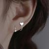 2 Stück Edelstahl Spiral Gedrehte Ohrstecker, Lippenpiercing Herz Stern Knorpel Tragus Helix Ohrpiercing Schmuck Geschenke