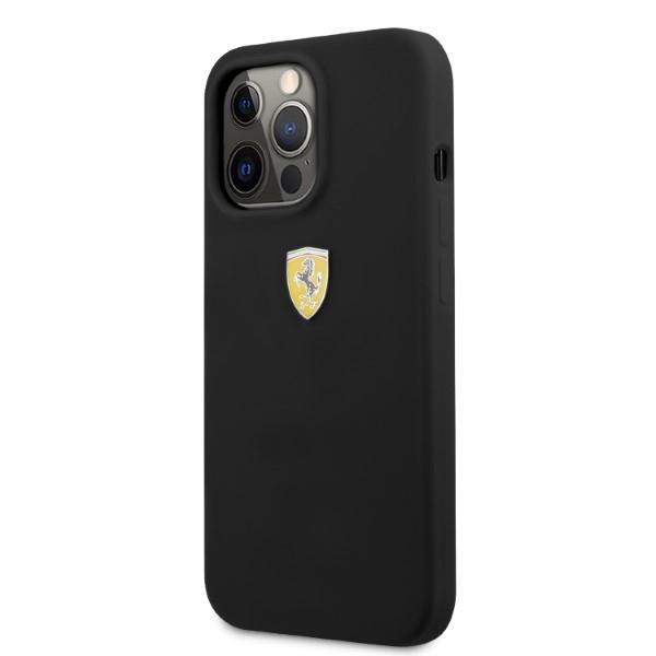 Ferrari Fessihmp13Lbk Iphone 13 Pro / 136,1 Czarny/Black Hardcase Silicone Magsafe