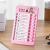 Panda Good Habit Punch Card Capybara Self-discipline Punch Card  To Do List