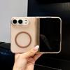 Case For iPhone Duo Fold Case Matte Transparent Magnetic Protective Back Cover For MagSafe Wireless Charging Phone Shell Funda