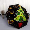 1pc Christmas Tree Decorations Automatic Open/Close Umbrella - Compact Travel Umbrella, Durable Construction, Fashionconscious yy251208117