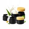 Jar Small Jar Black Matte Glass 10G For Cream Balm Cosmetics Ointment Gel